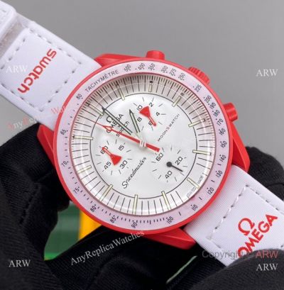 New! Replica Swatch x Omega Mission to Mars Watch Bioceramic Case